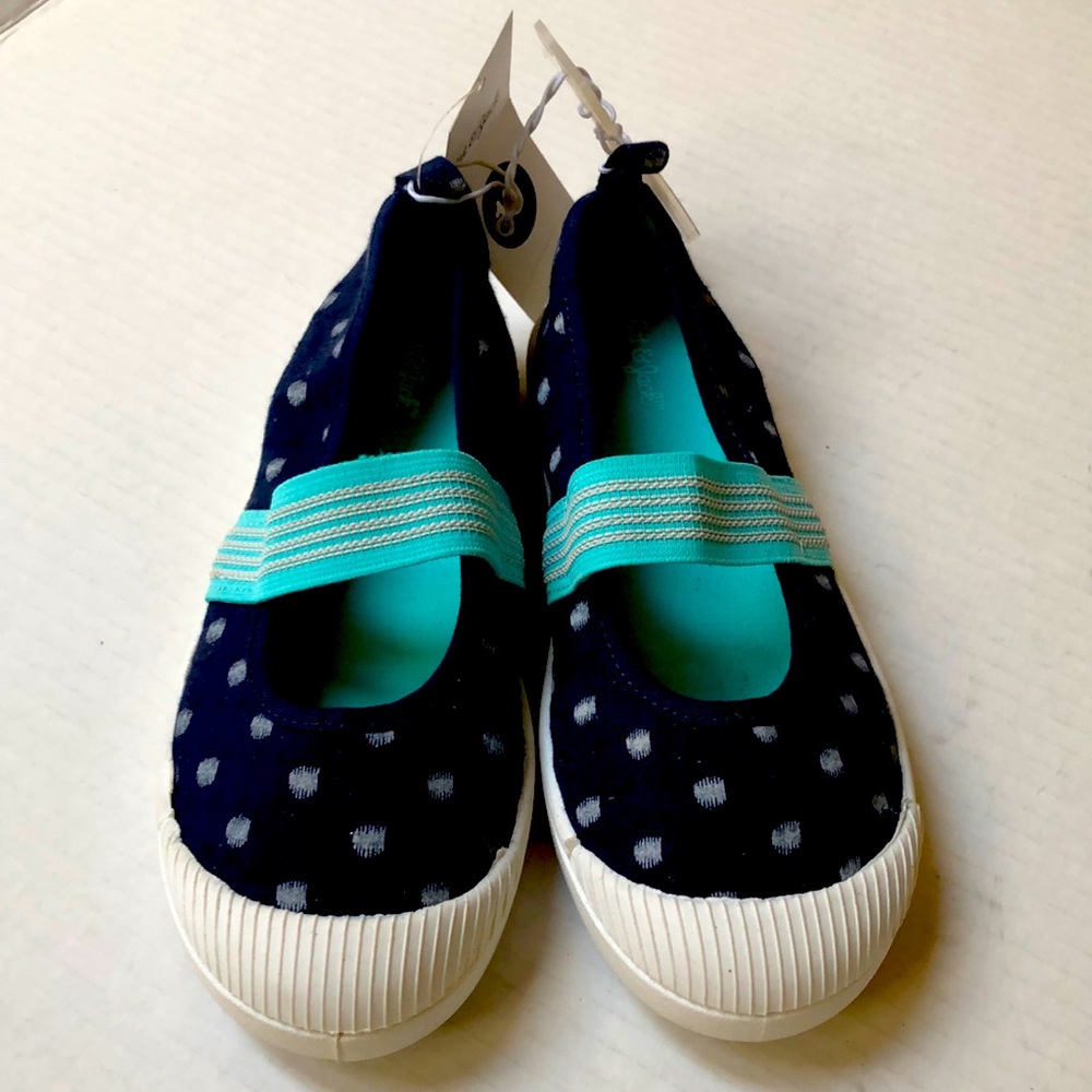 New Cat & Jack Little Girls Slip On Size 13